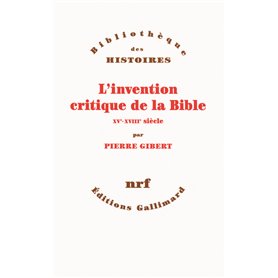 L'invention critique de la Bible