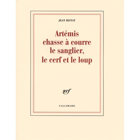 Artémis chasse à courre le sanglier, le cerf et le loup