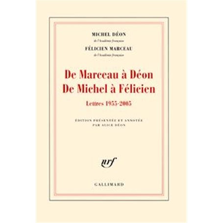 De Marceau à Déon - De Michel à Félicien