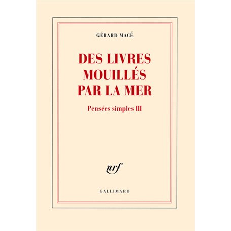 Des livres mouillés par la mer