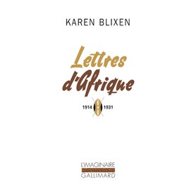 Lettres d'Afrique