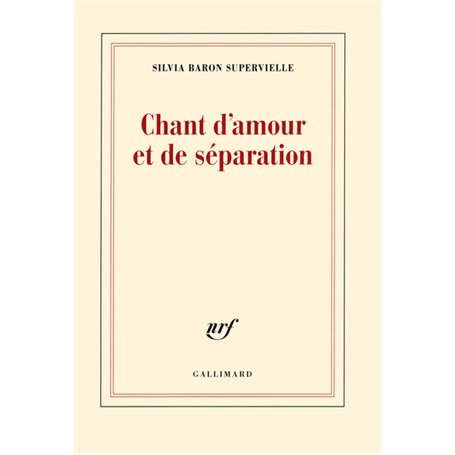 Chant d'amour et de séparation