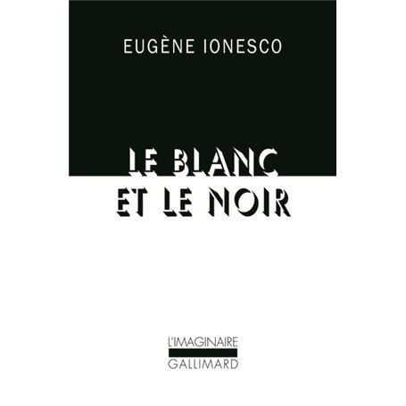 Le blanc et le noir