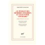 Le pendant des Mémoires d'Hadrien" et leur entier contraire"