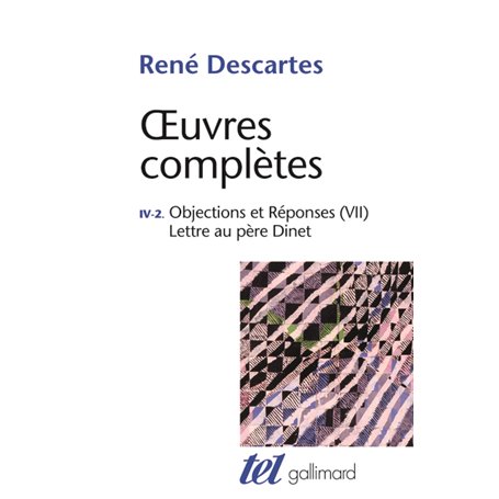 Objections et Réponses (VII) - Lettre au père Dinet