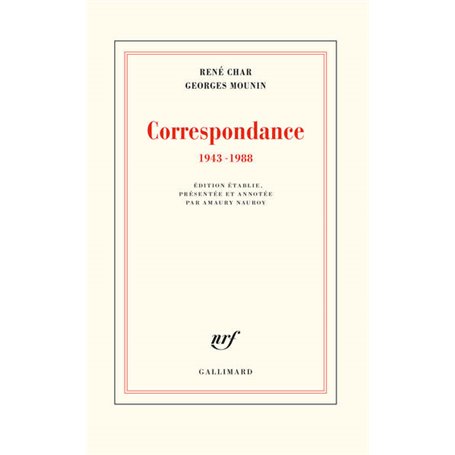 Correspondance