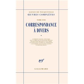 Correspondance à divers