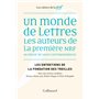 Un monde de lettres