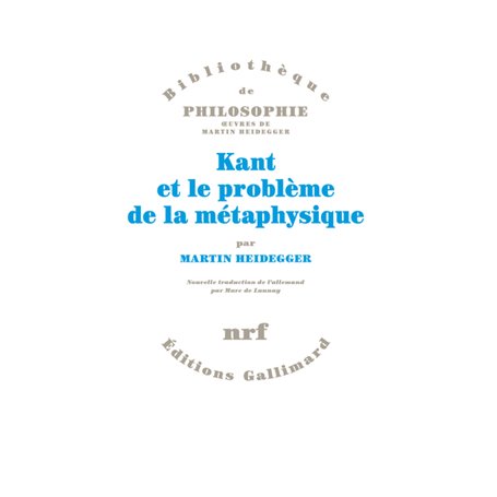 Kant et le problème de la métaphysique