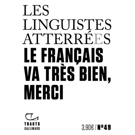 Le français va très bien, merci