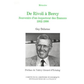 de rivoli à bercy, souvenirs d'un inspecteur des finances, 1952-1998