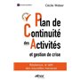 Plan de continuité des activités et gestion de crise