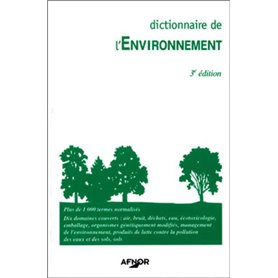 Dictionnaire de l'environnement