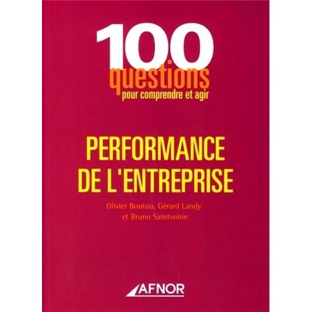 Performance de l'entreprise