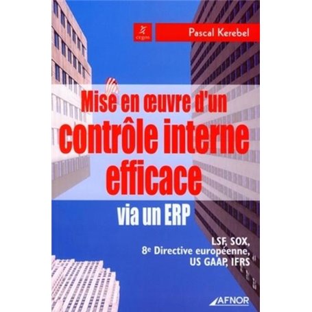 Mise en oeuvre d'un contrôle interne efficace via un ERP