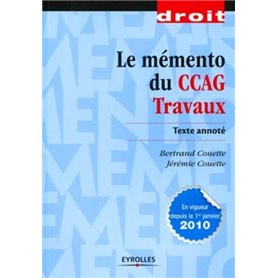 Le mémento du CCAG Travaux