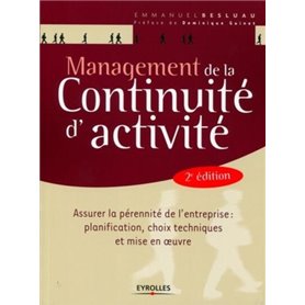 Management de la continuité d'activité (MCA)