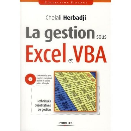 La gestion sous Excel et VBA