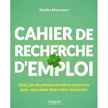 Cahier de recherche d'emploi