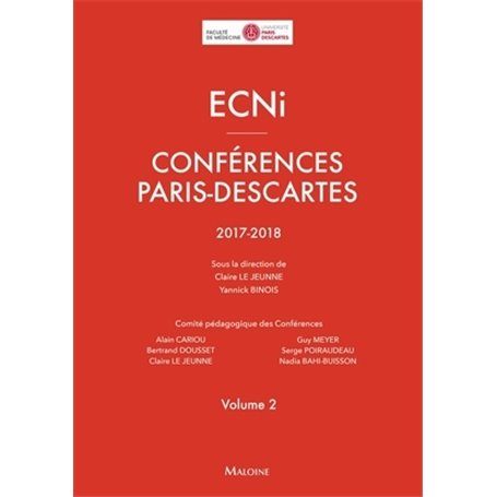 ECNI conférences Paris-Descartes 2017-2018