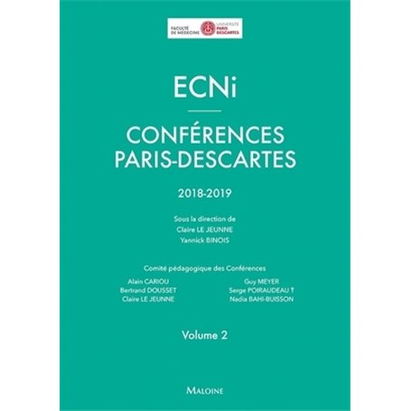 ECNI conferences paris-descartes volume 2 2018-2019