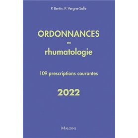 ORDONNANCES EN RHUMATOLOGIE 2022