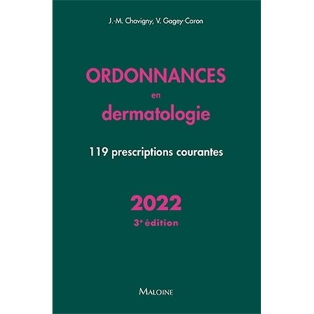 Ordonnances en dermatologie 2022