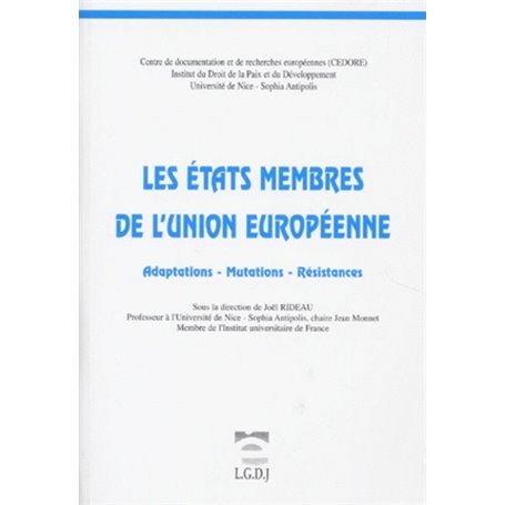 les etats membres de l'union européenne