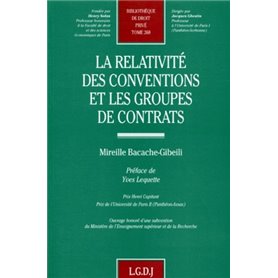 la relativité des conventions et les groupes de contrats