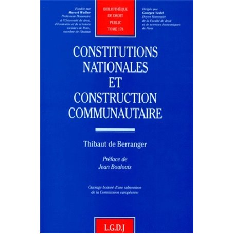 constitutions nationales et construction communautaire