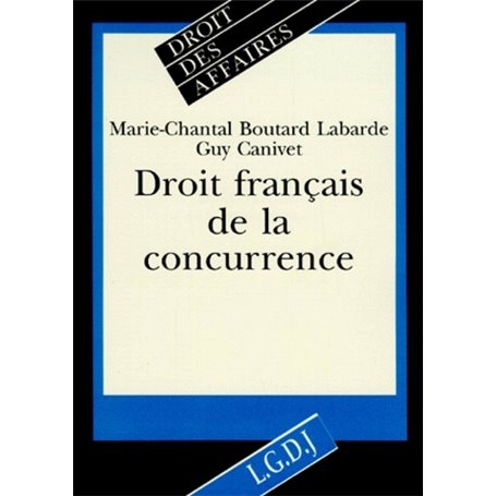 droit français de la concurrence