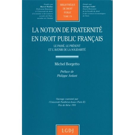 la notion de fraternité en droit public français