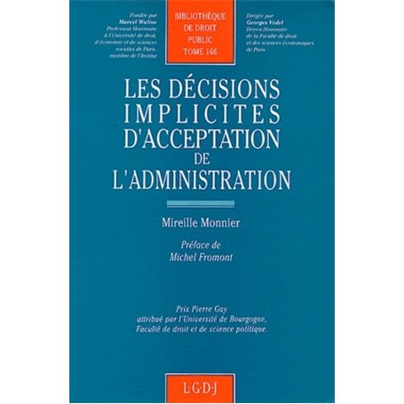 les décisions implicites d'acceptation de l'administration