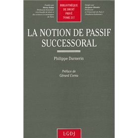 la notion de passif successoral