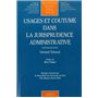 usages et coutume dans la jurisprudence administrative