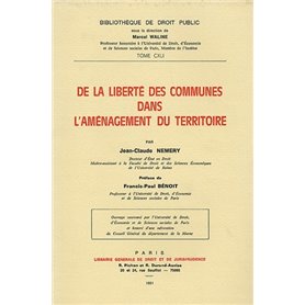 de la liberté des communes dans l'aménagement du territoire