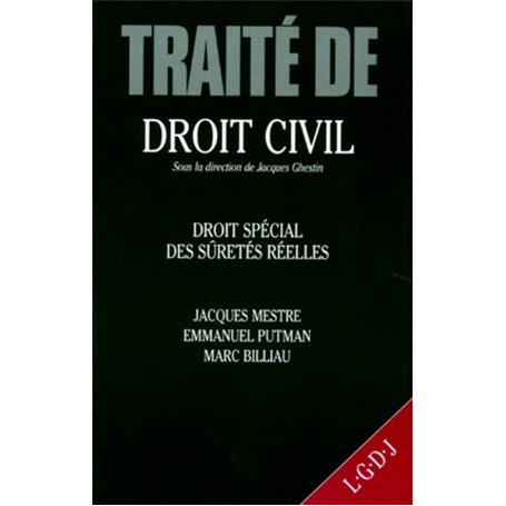 droit spécial des sûretés réelles