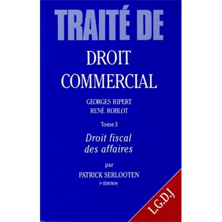 droit fiscal des affaires - 5ème édition