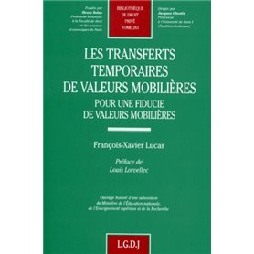 les transferts temporaires de valeurs mobilières