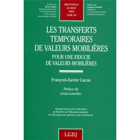 les transferts temporaires de valeurs mobilières