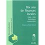 10 ans de finances locales