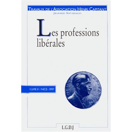 les professions libérales. journées nationales. nice-1997