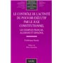 le contrôle de l'activité du pouvoir exécutif par le juge constitutionnel