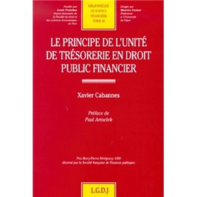 le principe de l'unité de trésorerie en droit public financier