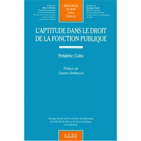 l'aptitude dans le droit de la fonction publique