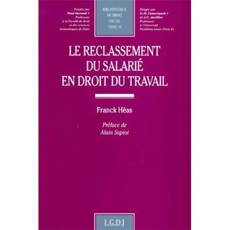 le reclassement du salarié en droit du travail