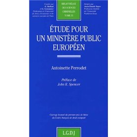 étude pour un ministère public européen