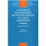 la recherche de la rentabilité des activités publiques et le droit administratif