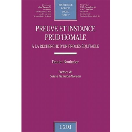 preuve et instance prud'homale