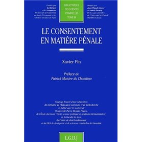 le consentement en matière pénale